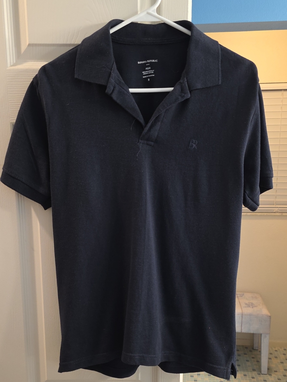 Banana Republic Men's Dark Navy Polo